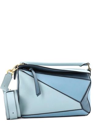 Loewe Puzzle Bag Leather Small satchel - Blu