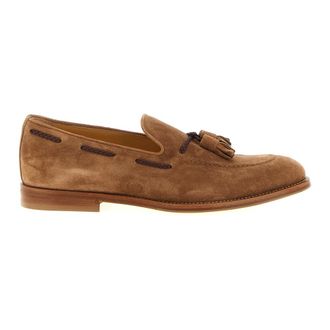 Brunello Cucinelli Schoenen, Heren, Bruin, 43 EU, Suède, Suède Loafers