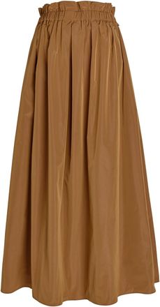 Herno Shell Midi Skirt - Camel - 42 (UK10 / S)