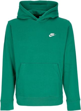 Nike Sportswear Club Fleece Hoodie - Heren - Sportshirts - Groen - XL - Katoen - Fitness
