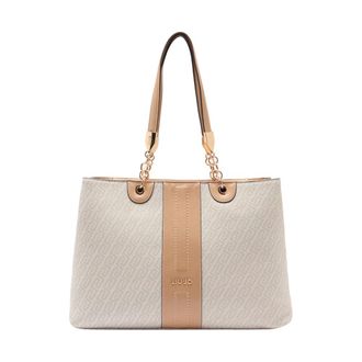 Liu Jo Shoulder Bag - female - Liu Jo - Shopping Bags - Beige - ONE SIZE - Bags