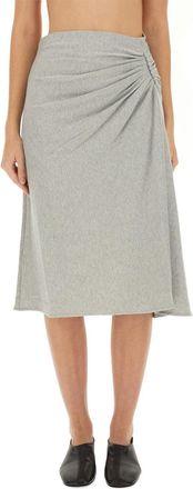 Dries Van Noten Draped Hevira Skirt-Donna