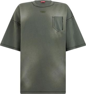Diesel Olive Crew Neck T-Shirt