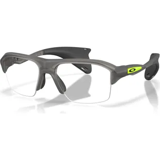 Oakley 62mm Rectangle optical glasses in Grey at Nordstrom