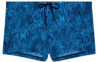 HOM Panarea Swim Shorts in Blue Print at Nordstrom, Size Xx-Large
