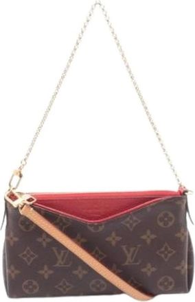 Louis Vuitton Pre-owned Clutches, female, Brown, Size: ONE SIZE Pre-owned Clutch