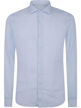 Tintoria Mattei Guru Neck Linen Shirt Clothing from $190.00