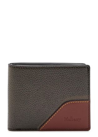 Mulberry Panelled Grained Leather Wallet - Brown Other - One Size