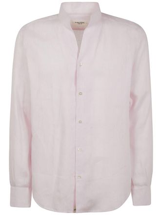 Tintoria Mattei Guru High Neck Linen Shirt Clothing