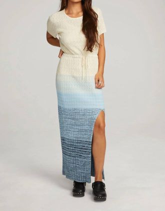 Chaser Durango Maxi Dress In Blue