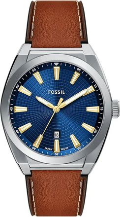 Fossil Mens Everett Blue Dial Watch