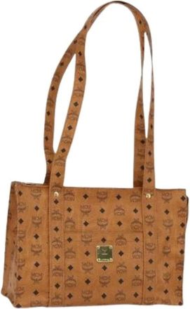 MCM Pre-owned Tote Bags, female, Brown, Size: ONE SIZE Pre-owned Tote Bag