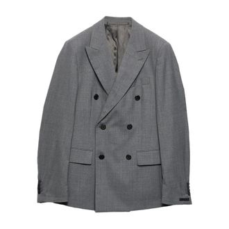 Prada Double-breasted Peak-lapels Blazer