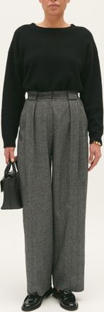 Claudie Pierlot Pantalon large bicolore