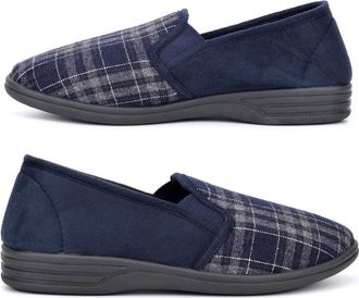 Generic Mens Carpet Slippers Size 6 Boys Slippers Size 13 Slip On Slipper Mens Slip On Slipper Extra Large Sizes Extra Large Sizes 6-14 Navy 13 UK