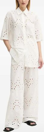 Gestuz Camicia con ricamo - Bianco