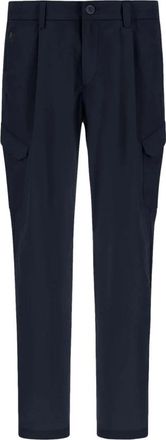 Herno Blauwe Cargo Dive Nylon Broek - Heren - Slim Fit Broeken - Blauw - L - Nylon - Broeken
