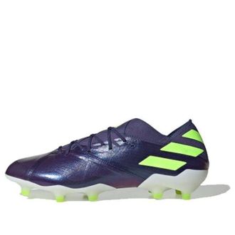 adidas x Messi Nemeziz 19.1 FG Blue Purple Green EG7332