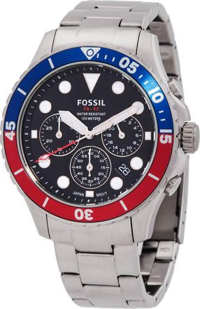 Fossil FB-03 Chronograph Quartz Black Dial Mens Watch FS5767