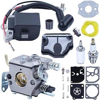 OEM Adecuado Para Bobina De Encendido De Carburador Para Husqvarna 36 41 136 137 141 142 Con L&iacute;nea De Combustible, Kit Reparaci&oacute;n Motor Motosierra Wt