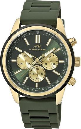 Porsamo Bleu Logan Chronograph Quartz Green Dial Mens Watch 1451ELOR