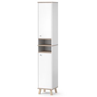 Vicco Armario De Ba&ntilde;o Senyo, Blanco, 30 X 174 Cm