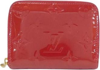 Louis Vuitton Pre-owned Wallets, female, Red, Size: ONE SIZE Pre-owned Vernis Coin Purse