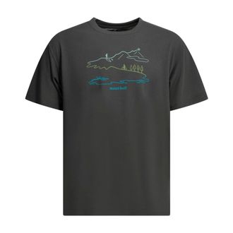 Montbell Tops, Heren, Grijs, M, Polyester, Wickron Long Track T-Shirt