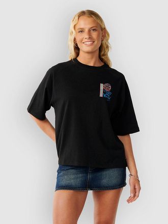 Rip Curl Surf The World Oversized Camiseta negro