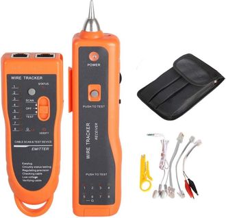 OEM Rastreador De Cables Telef&oacute;nicos Rj11 Rj45 Cat5 Cat6, Detector De L&iacute;nea, Probador De Cables De Red Ethernet Lan