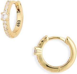Electric Picks Cameo Hoop Earrings in Gold at Nordstrom Rack