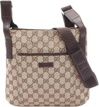 Gucci Pre-owned Borsa a Spalla in Tela GG 122793 - - Pre-owned - Donna - Beige - ONE SIZE