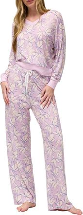 Honeydew Intimates Star Seeker Pajamas in Soft Lilac Floral at Nordstrom, Size Medium