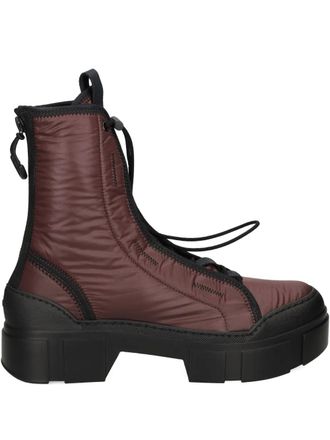 Vic Mati&eacute; quilted platform combat boots - Brown