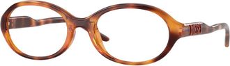 Diesel Ovaal Optisch Montuur - Dames - Brillen - Bruin - 53 MM - Accessoires