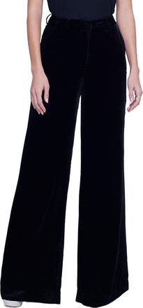 L'agence LAgence Pilar Silk-Blend Wide Leg Pant
