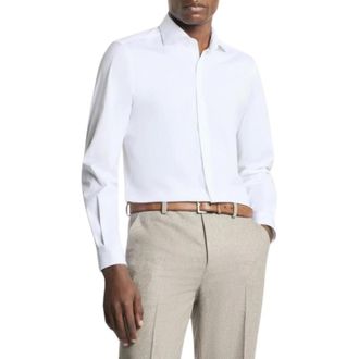 Fay Camisa de Corte Regular - Shirts - Hombre - Blanco - XL