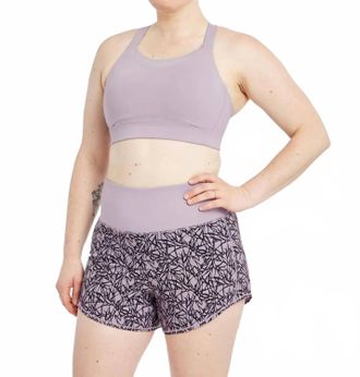 Oiselle Boom Sports Bra In Dusty Lavender