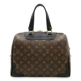 Louis Vuitton Black Brown Monogram Noir Monogram Pvc Leather Handbag Tote Bag (Pre-Owned)