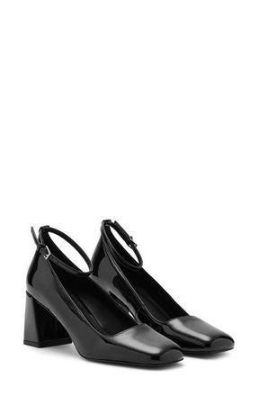 Mango Ankle Strap Heel in Black at Nordstrom, Size 8.5Us