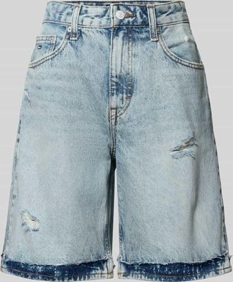 Tommy Jeans Relaxed Fit Jeansshorts aus Baumwoll-Lyocell-Mix in Jeansblau, Gr&ouml;&szlig;e 24
