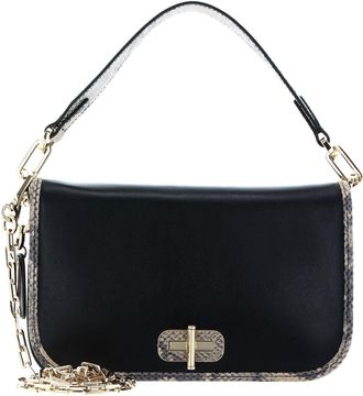 Tommy Hilfiger Leather Statement Crossover Bag Black