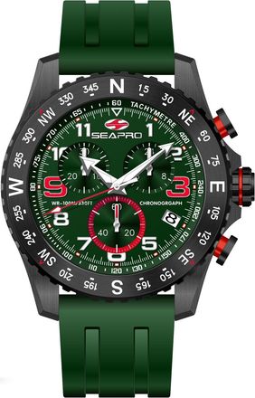 Seapro Mens Gallantry Green Dial Watch