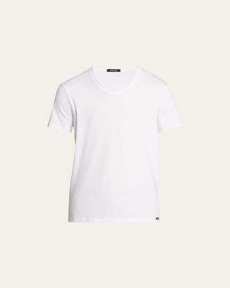 Tom Ford Mens Cotton Stretch Jersey T-shirt