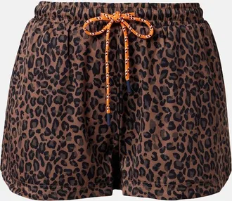 The Upside Ludlow Lucky leopard-print running shorts
