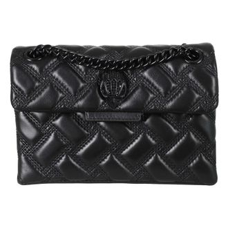 Kurt Geiger Mini Kensington Drench Tas - Dames - Tassen - Zwart - Maat: ONE Size Zijde