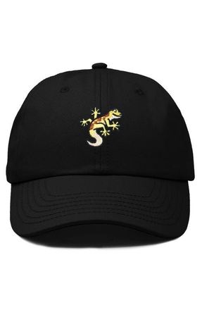 Dalix Gecko Embroidered Casual Cap in Black at Nordstrom