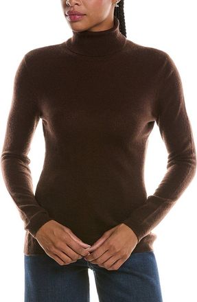 Fort&eacute; Cashmere Basic Turtleneck 100% Cashmere Pullover