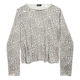 Balenciaga Leopard Sweater Brown 793653T33322135