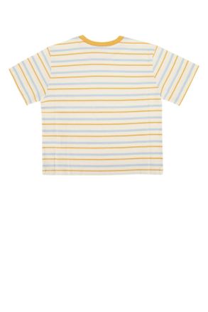 BONPOINT Boys T-Shirt Marcel Ramulticolore Coton Biologique Maglieria Sweater